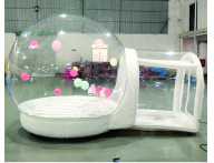 Bubble House Pula-Pula Casa de Bolhas 2M diâmetro completa com motor