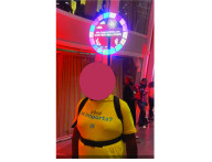 MOCHILA PIRULITO HLOGRÁFICA E ILUMINADA LED 