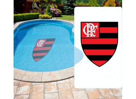 ADESIVO PARA FUNDO DE PISCINA TIME FLAMENGO