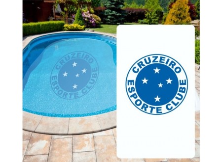 ADESIVO PARA FUNDO DE PISCINA TIME CRUZEIRO ESPORTE CLUB