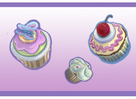 Faixa decorativa Cupcake