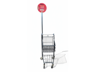 Placa pirulito para propagandas em carrinho de supermercado personalizada 
