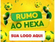 Etiqueta Autoadesiva Copa Do Mundo 2026 Hexa 10x10cm 50un hexa Rumo Ao Hexa