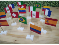 Bandeirinhas de Países Copa 2026 brinde- Bandeirinhas decoração copa