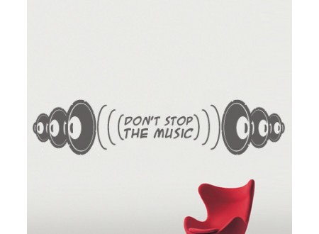 ADESIVO DON'T STOP THE MUSIC