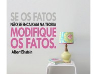 ADESIVO FRASE ALBERT EINSTEIN