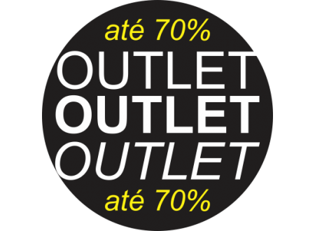 Adesivo Vitrine Outlet