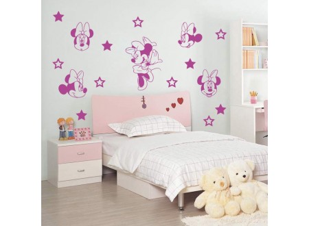 Kit adesivos minnie A-16